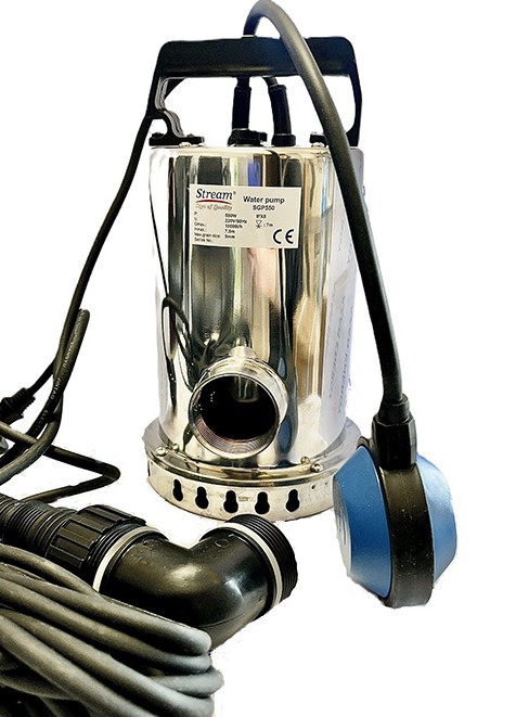 پمپ کفکش تمام استیل 7.5متر استریم SGP550