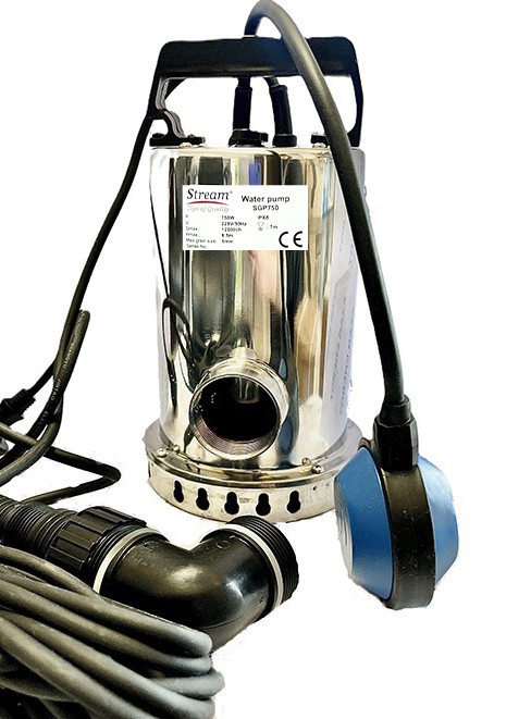 پمپ کفکش تمام استیل 8.5متر استریم SGP750